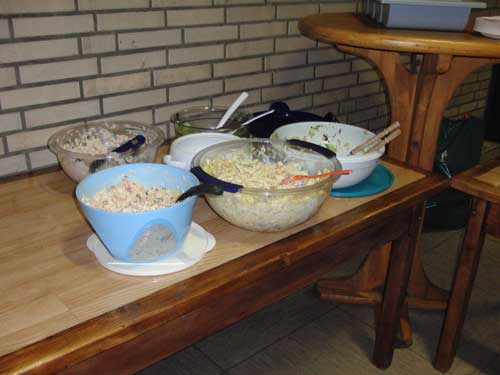 Unsere Salate haben geschmeckt Unsere Salate haben geschmeckt